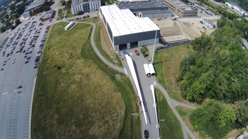 Blade Arriving at UMaine