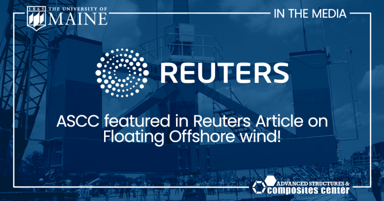ASCC’s founding executive director, Dr. Habib Dagher, featured in Reuters for floating offshore wind